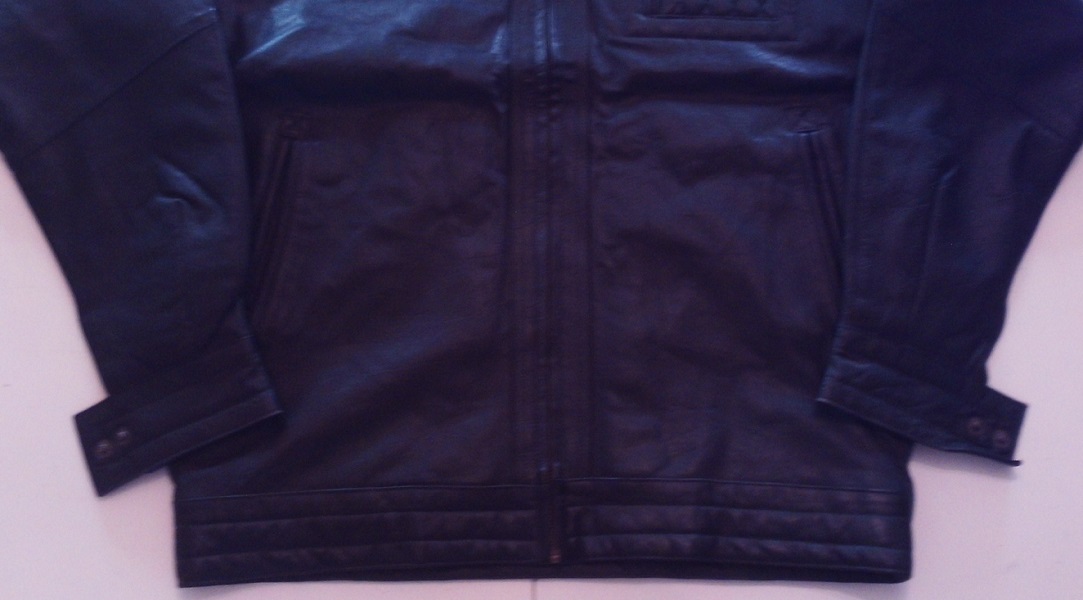 Genuine Leather Stylish Black Jacket