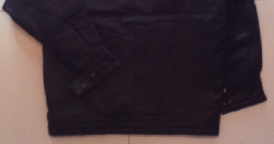 Genuine Leather Stylish Black Jacket