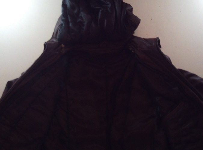 Small Size Leather Brown Double Lining
