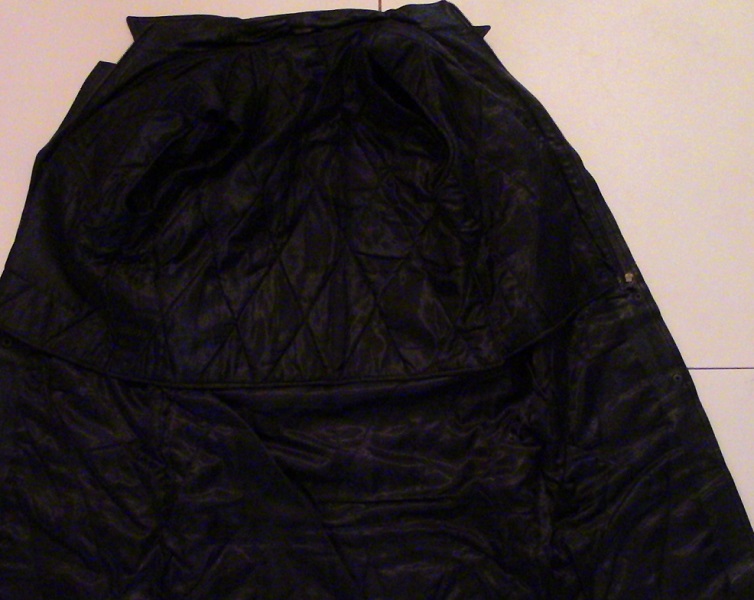 Genuine Leather Long Black Double Lining Jacket