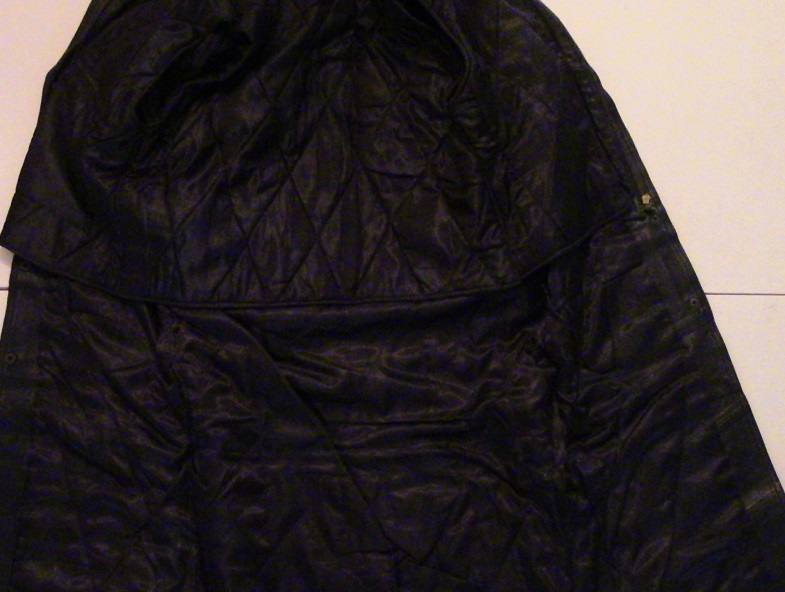 Genuine Leather Long Black Double Lining Jacket