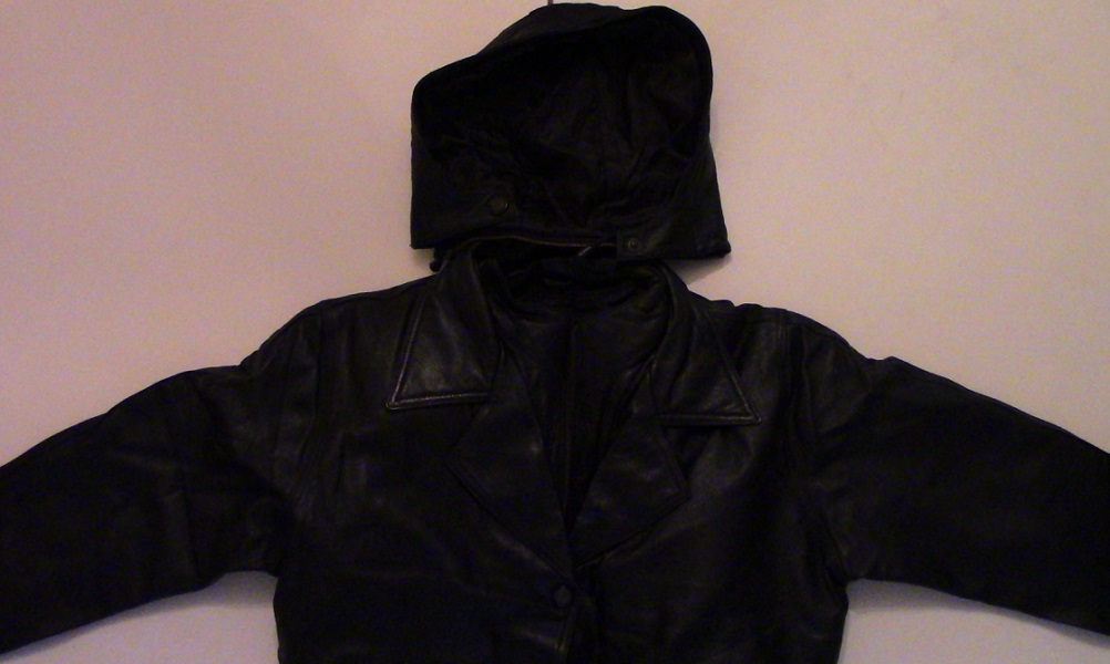 Genuine Leather Long Black Double Lining Jacket
