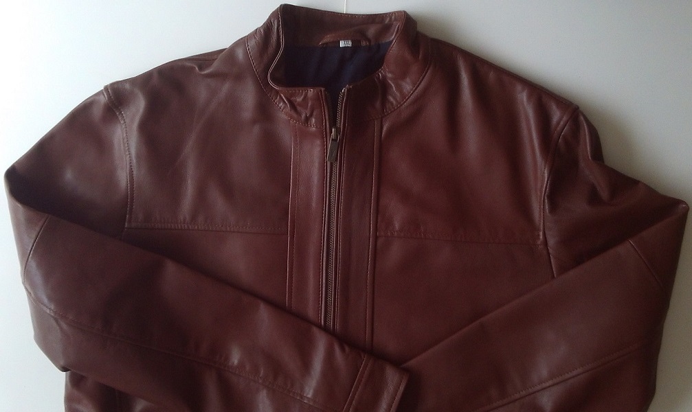 Genuine Leather Stylish Tan Brown Jacket