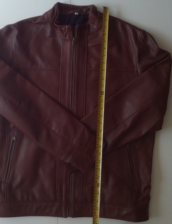 Genuine Leather Stylish Tan Brown Jacket