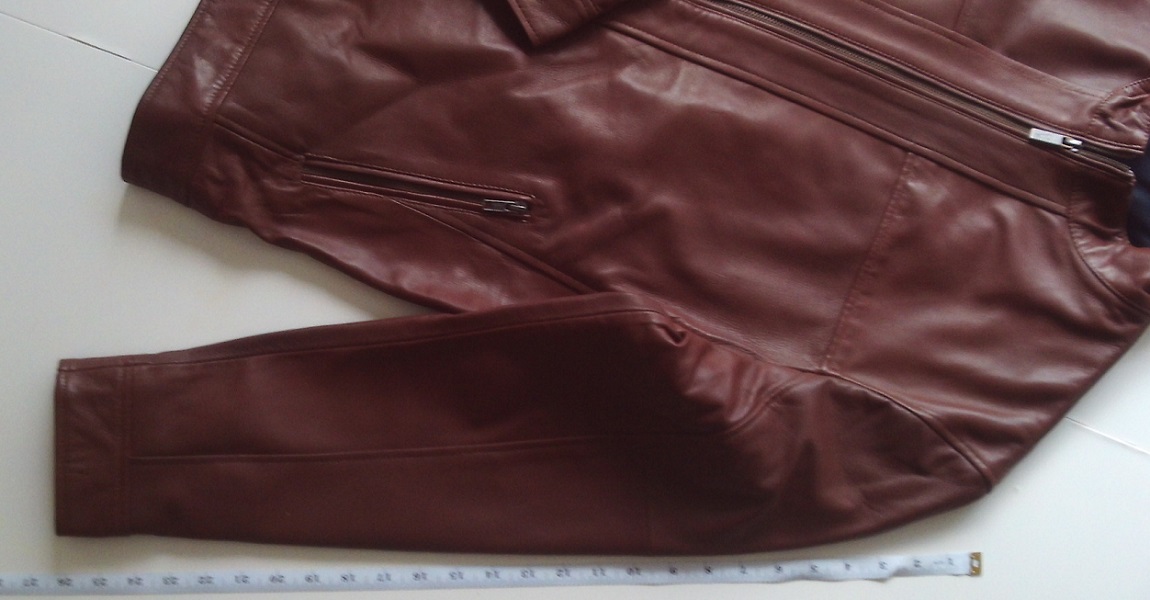 Genuine Leather Stylish Tan Brown Jacket